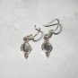 Blue Opal Gemstone Moonstone Cabochon Pierced Earrings Sterling Silver 925