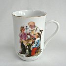 Norman Rockwell Porcelain Coffee Cup Mug Beverage The Toymaker Vintage 1982 Norman Rockwell Porcelain Coffee Cup Mug Beverage The Toymaker Vintage 1982