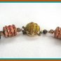 Shabby Chic Multiple Color Beaded Necklace Retro West Germany Vintage Jewelry 1950s