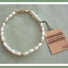 Pearl Bracelet By Designer Marvella Retro 1970s Vintage Jewelry