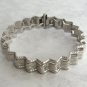Fancy Silver 3 Piece Bangle Bracelets Vintage Jewelry 1970s