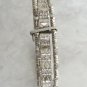 Fancy Silver 3 Piece Bangle Bracelets Vintage Jewelry 1970s