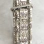 Fancy Silver 3 Piece Bangle Bracelets Vintage Jewelry 1970s