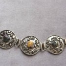 Large Chunky Multiple Stone Bracelet Retro Unique Handcrafted Vintage Jewelry 1960s