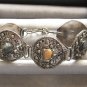 Large Chunky Multiple Stone Bracelet Retro Unique Handcrafted Vintage Jewelry 1960s