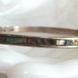 Silver Abalone Bangle Bracelet Mexico Alpaca Vintage Jewelry Needs Repair