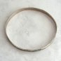 Silver Abalone Bangle Bracelet Mexico Alpaca Vintage Jewelry Needs Repair