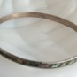 Silver Abalone Bangle Bracelet Mexico Alpaca Vintage Jewelry Needs Repair