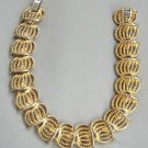Fancy Gold Bracelet 8" Vintage Jewelry 1970s Fancy Gold Bracelet 8" Vintage Jewelry 1970s