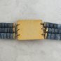 Large Blue Stone Bracelet Vintage Jewelry 1960's