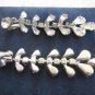 Large Pear Cut Dangle Rhinestone Earrings By Designer Wiesner Vintage 1940s Jewelry