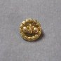 Gold Bowling Ball Pin Small Brooch 1950s Vintage Jewelry