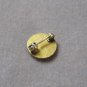 Gold Bowling Ball Pin Small Brooch 1950s Vintage Jewelry