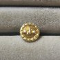 Gold Bowling Ball Pin Small Brooch 1950s Vintage Jewelry