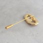 Unique Red Mask Masquerade Stick Pin Vintage Jewelry 1980s