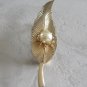 White Pearl Gold Leaf Brooch Pin Vintage Jewelry 1960s
