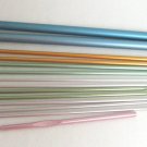 14 Knitting Needles Aluminum & Crochet Hook Vintage Scovill Boye Susan Bates Various Lengths Colors