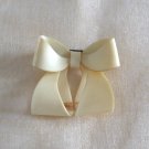 Antique Hard Plastic Beige Cream Color Bow Slide Vintage 1930s Antique Hard Plastic Beige Cream Color Bow Slide Vintage 1930s