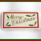Merry Christmas Brooch Pin By Tag Master Line USA Holiday Jewelry Vintage 1960s Merry Christmas Brooch Pin By Tag Master Line USA Holiday Jewelry Vintage 1960s