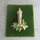 Christmas Candle Brooch Pin By Designer Gerrys Vintage Holiday Jewelry 1970s Christmas Candle Brooch Pin By Designer Gerrys Vintage Holiday Jewelry 1970s