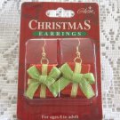 Holiday Christmas Gift Wrapped Presents Pierced Earrings By Gibson 1994 Holiday Christmas Gift Wrapped Presents Pierced Earrings By Gibson 1994