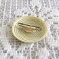 Black & White Old Plastic Antique Brooch Pin Vintage Jewelry 1920s