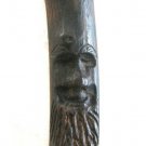 Wooden Hand Carved Man's Face Vintage Handcrafted