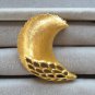 Fancy Gold Brooch Pin By Designer JJ Jonette Jewelry Co. Vintage 1980s