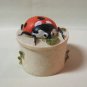 Ladybug Trinket Box Unique Design 2 Pc. Jewelry