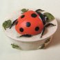 Ladybug Trinket Box Unique Design 2 Pc. Jewelry