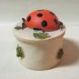 Ladybug Trinket Box Unique Design 2 Pc. Jewelry