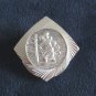 Silver Figural Saint St. Christopher Hinged Scarf Clip Western Germany Vintage Jewelry