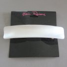 White Frosted Hair Clip Barrette By Hair Raisers Vintage 1980s White Frosted Hair Clip Barrette By Hair Raisers Vintage 1980s