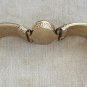 Large Chunky Fancy Jasper Stone Ivory Ornate Bracelet Unique Clasp Vintage Jewelry 1960s