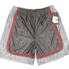 Men's Charcoal Silver Sports Athletic Shorts with Side Stripes By 10W Apparel Size XXL New