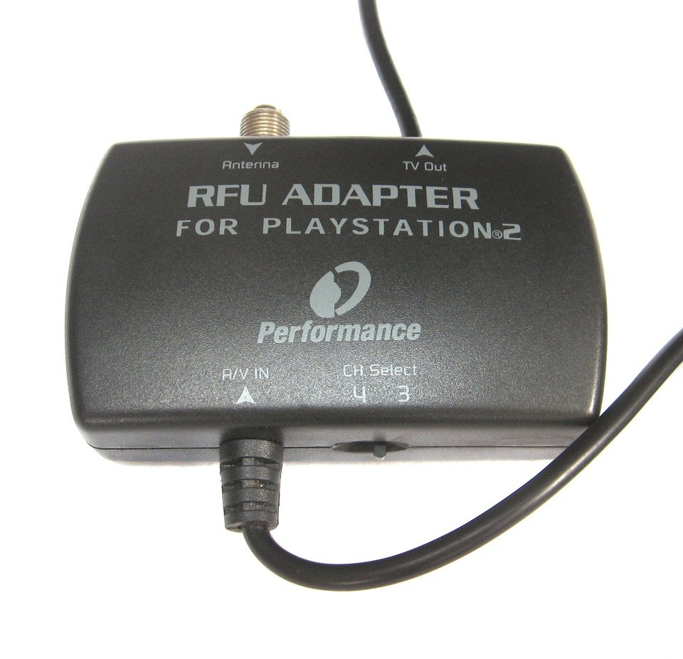 RFU Adapter Modulator For Playstation 2 Video Game System with Long Cord