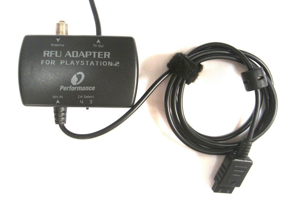 RFU Adapter Modulator For Playstation 2 Video Game System with Long Cord
