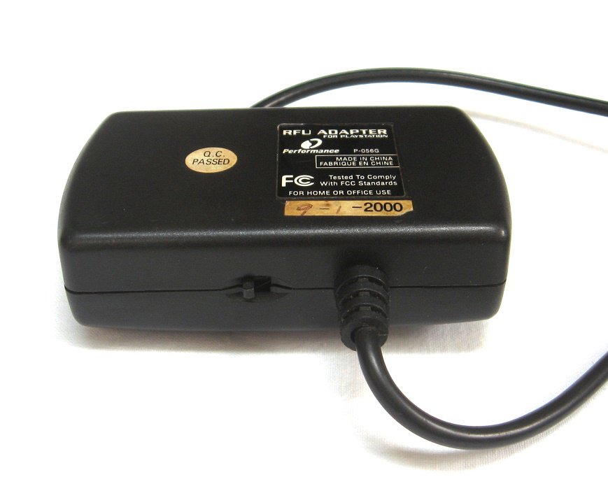RFU Adapter Modulator For Playstation 2 Video Game System with Long Cord