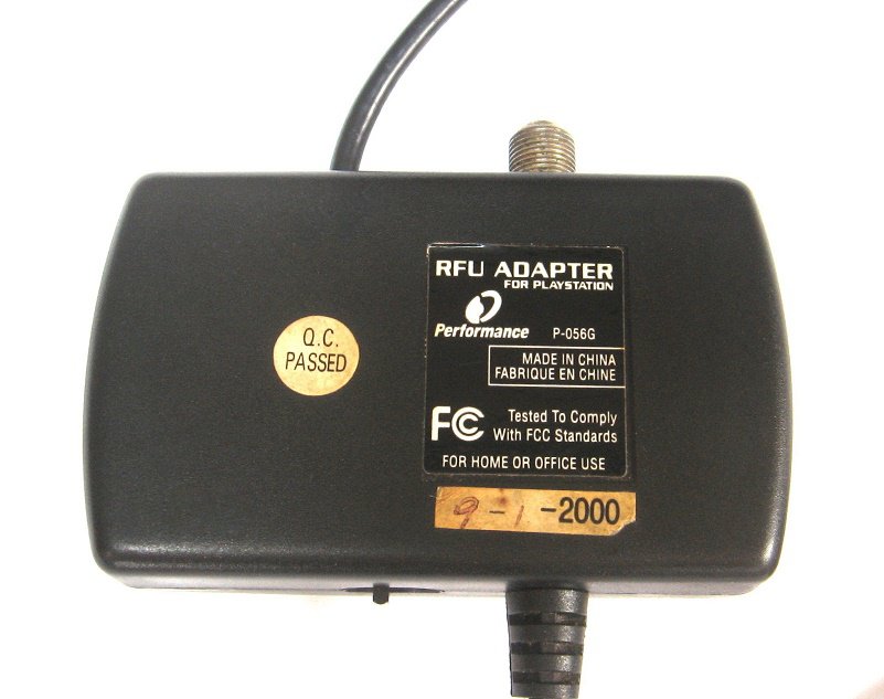 RFU Adapter Modulator For Playstation 2 Video Game System with Long Cord