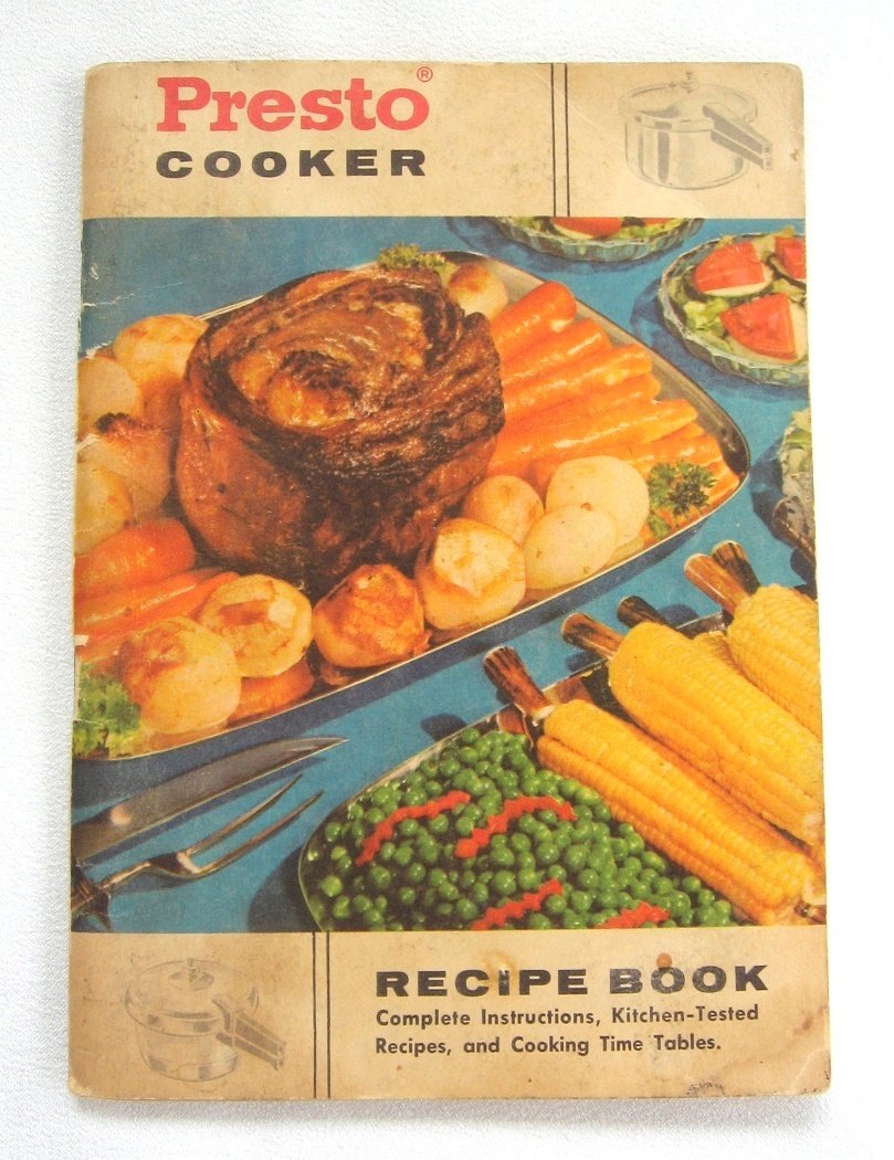 Presto Cooker Manual Recipe Book Vintage 1957