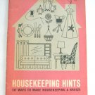 Housekeeping Hints 137 Ways To Make Housekeeping A Breeze Duraclean Softcover Book Vintage 1968 Housekeeping Hints 137 Ways To Make Housekeeping A Breeze Duraclean Softcover Book Vintage 1968
