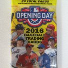 Opening Day 2016 Topps Baseball Trading Cards New in Package 24 Total Cards MLB Opening Day 2016 Topps Baseball Trading Cards New in Package 24 Total Cards MLB