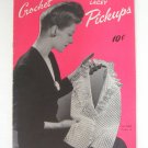 Crochet Lacey Pickups By The Spool Cotton Company Book No. 195 Vintage 1943 Crochet Lacey Pickups By The Spool Cotton Company Book No. 195 Vintage 1943