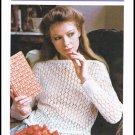 Knitting In Style Lacy Sweater Leaflet Brochure Pattern Instructions Women Vintage 1985 Knitting In Style Lacy Sweater Leaflet Brochure Pattern Instructions Women Vintage 1985