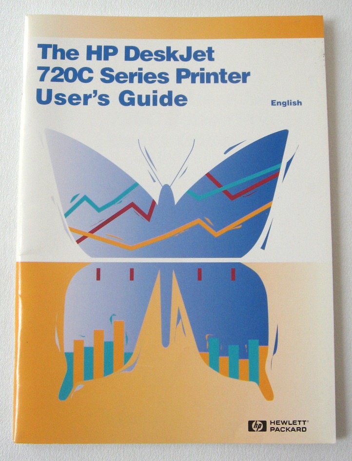 HP Deskjet 720C Series Printer User's Guide Manual Book Hewlett Packard 1997