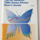 HP Deskjet 720C Series Printer User's Guide Manual Book Hewlett Packard 1997