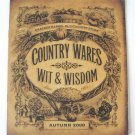 Cracker Barrel Old Country Store Country Wares Wit & Wisdom Catalog Book Autumn 2000