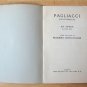 Chicago Opera Company Libretto Pagliacci Music Drama Program Antique Vintage Softcover Book