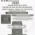 Brinkmann Proseries 2545 Heavy Duty Gas Grill Owner's Manual Book English Spanish Brinkmann Proseries 2545 Heavy Duty Gas Grill Owner's Manual Book English Spanish