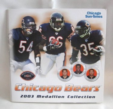 Chicago Bears 2003 Medallion Collection - Chicago Sun-Times - Complete Set